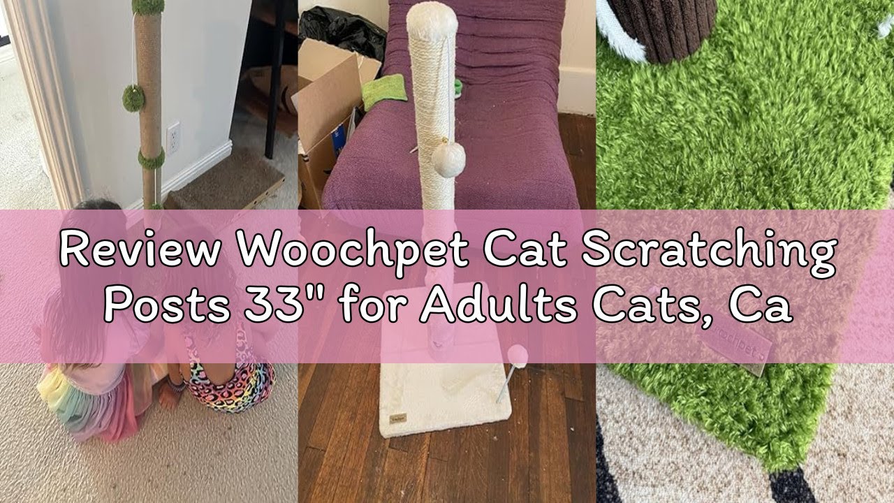 Review Woochpet Cat Scratching Posts 33