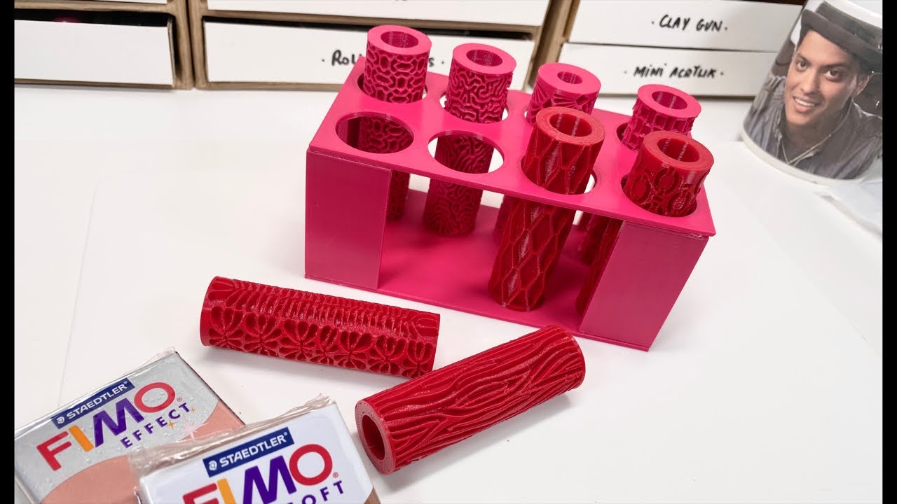 🔴Je teste les rouleaux de texture de chez Hibiscus créations