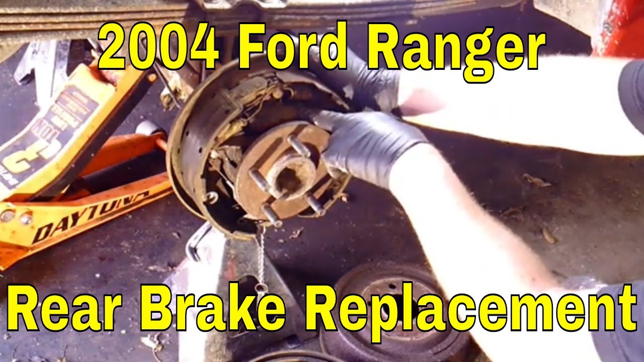 2004 Ford Ranger Rear Brake Shoe Replacement