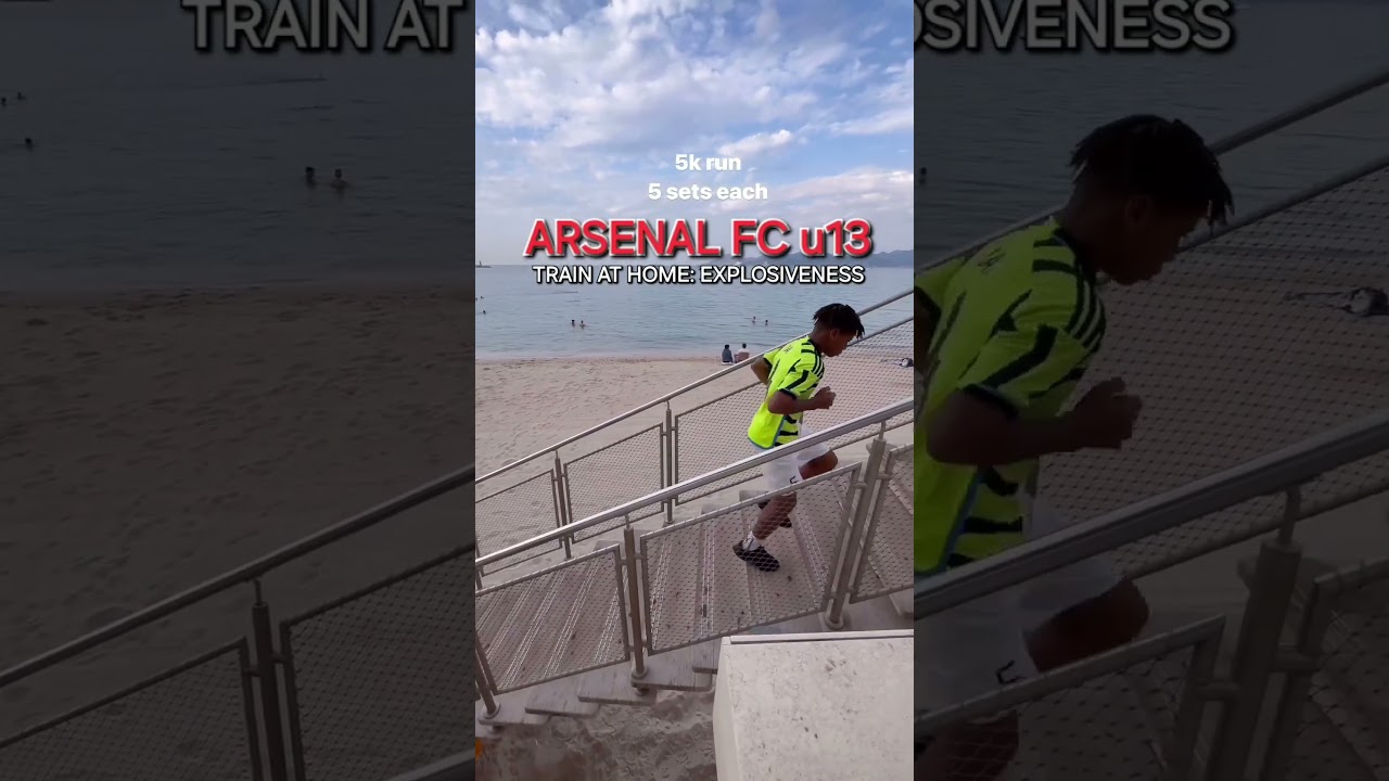 Arsenal FC u13: train at home | explosiveness #academy #soccer #football #arsenal #u13 #explosive