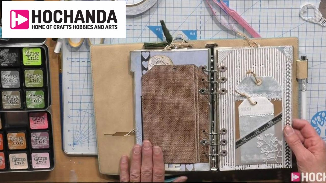 Learn How to Create Your Own Planner with Elizabeth Craft Designs at Hochanda.com