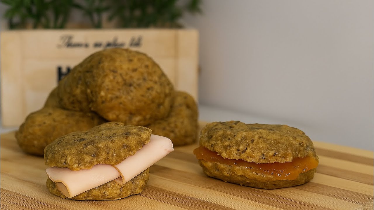 🎬 8 panini con 3 ingredienti – in padella, veloci! Perfetti per colazione, pranzo o spuntino