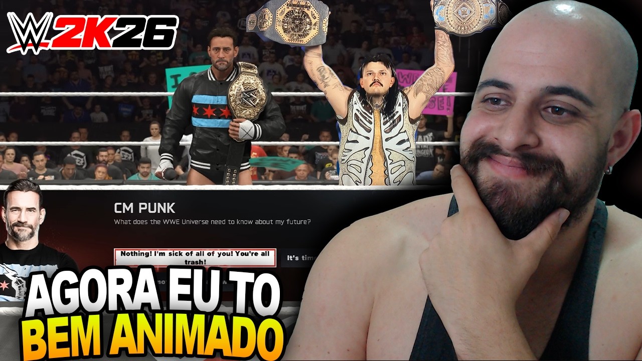 WWE 2K26 - NOVIDADES NO UNIVERSE E MYGM - TO ANIMADO!
