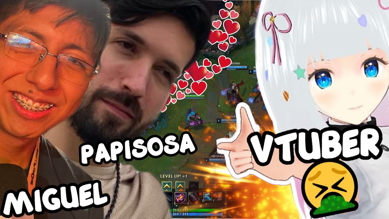 LOLEROS SE ENAMORAN DE UNA VTUBER! 😭😭😭😭