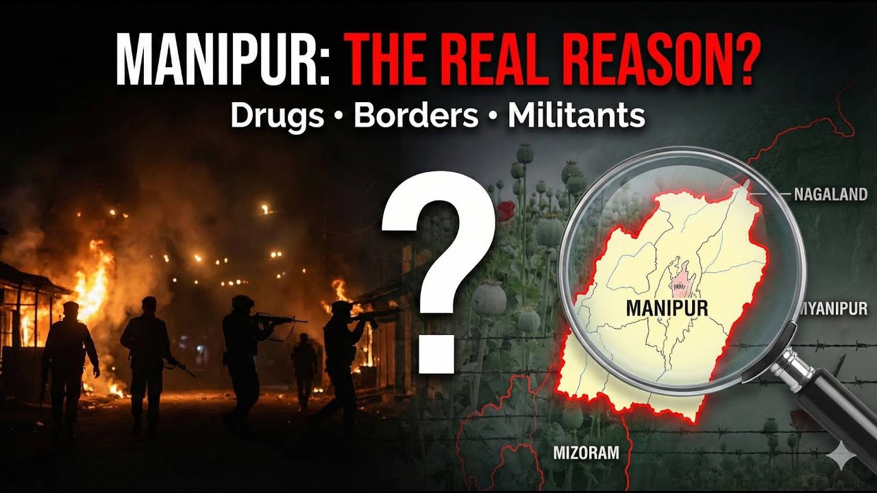 Manipur Burning: The Truth No One Is Explaining | Drugs, Borders, Militants & Identity Crisis