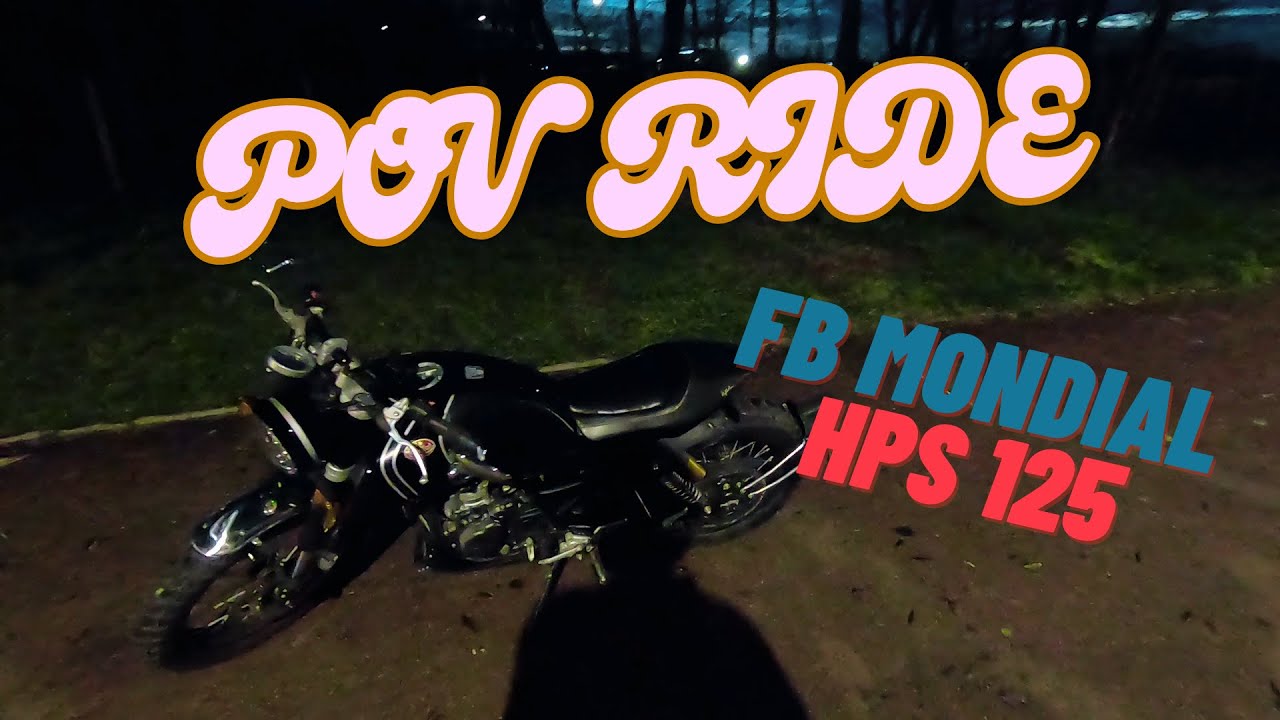 125cc POV RIDE #1 - FB MONDIAL HPS 125