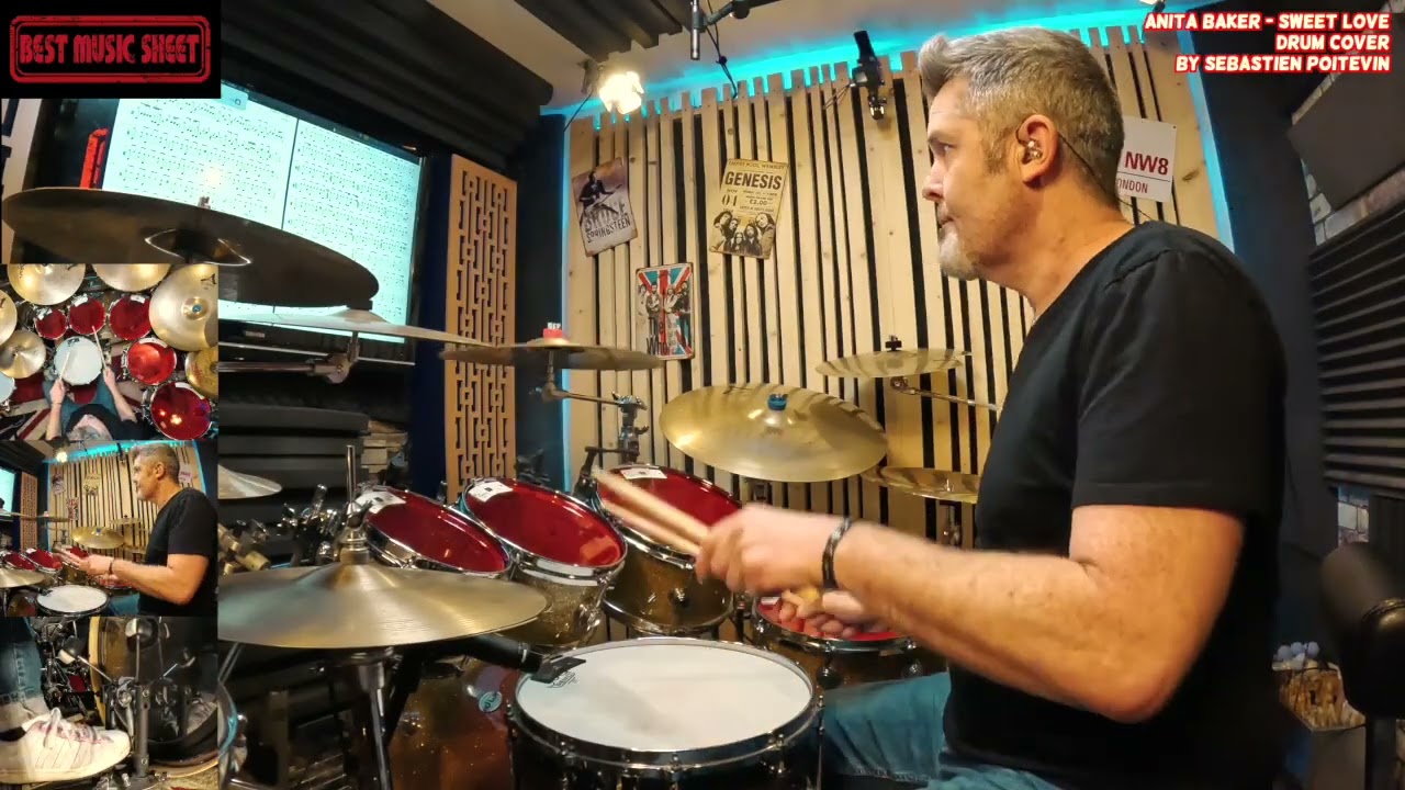 🥁 Anita Baker Sweet Love DRUM COVER | Drum Sheet Music Anita Baker Sweet Love | Sweet Love Drums