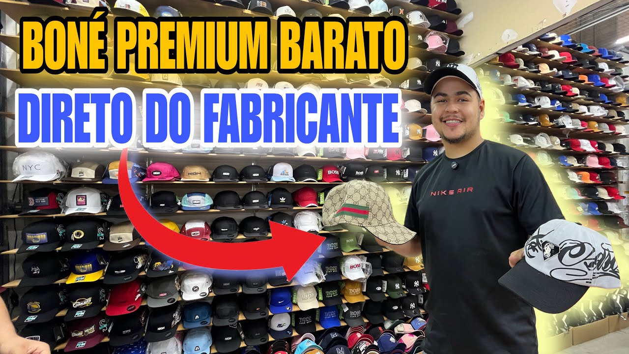 FORNECEDOR DE BONÉ PREMIUM MUITO BARATO NO BRÁS DIRETO DA FONTE 