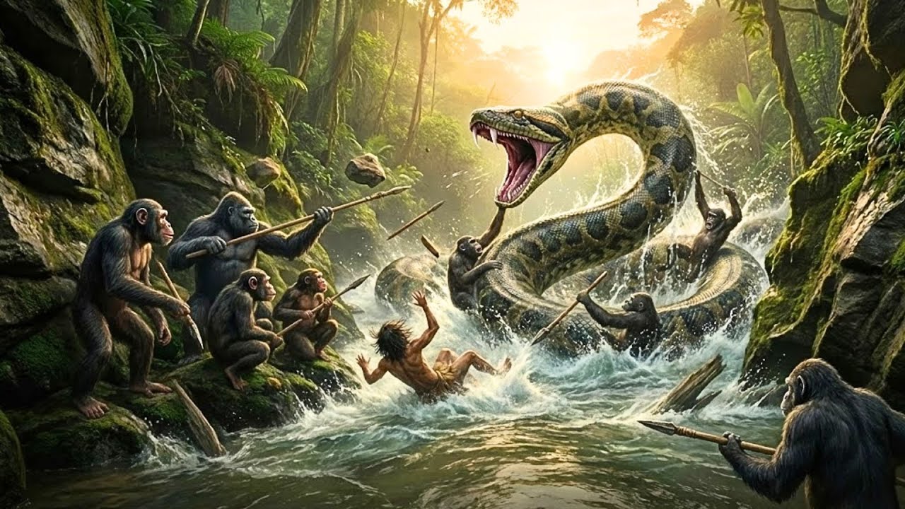 Life Millions of Years Ago | The Titanoboa’s Trap: No Way Out for the Tribe