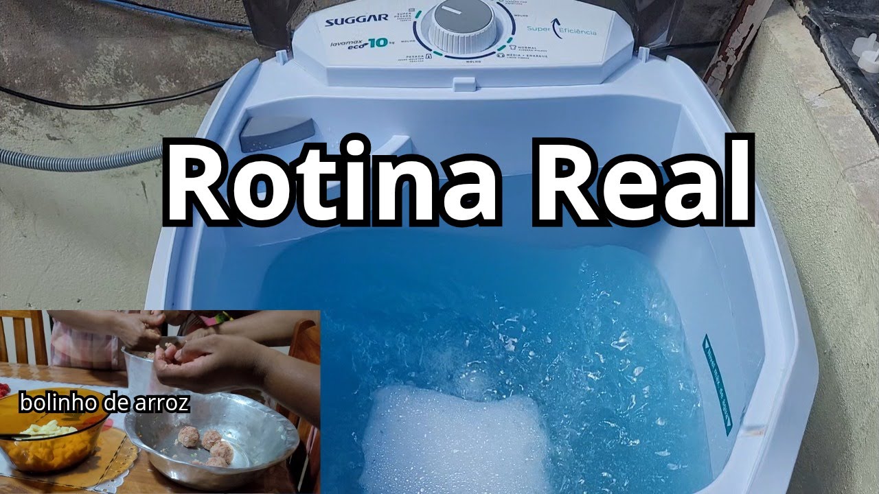 Um dia comum em casa, rotina real, faxina e bolinho de arroz