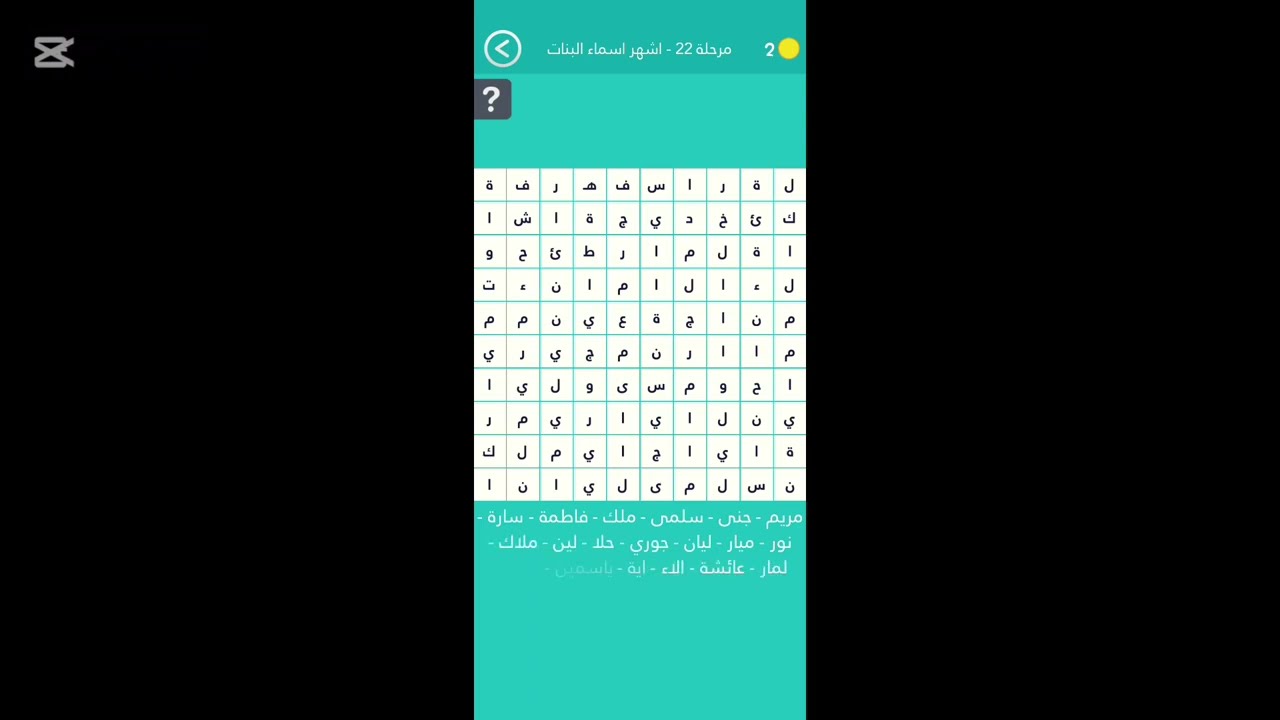 كلمة السر الجزء الثاني من مرحلة 22 لمرحلة 24