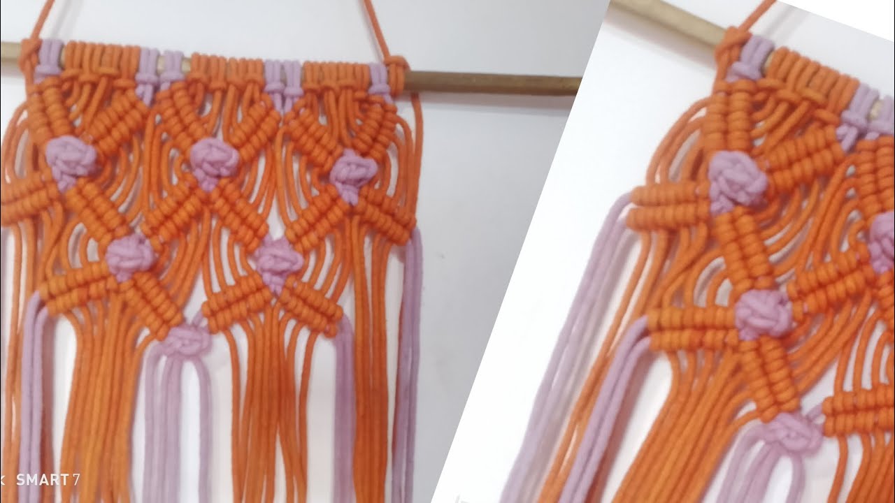 Handmade macrame wall hanging design step by step trending ❣️❣️