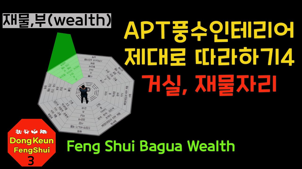 내가 사는 아파트 재물자리 찾기, DK FengShui 3-FengShui Bagua Wealth