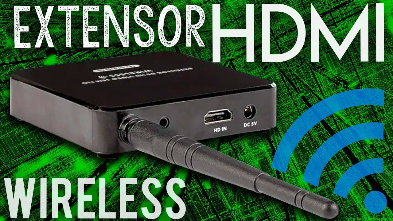Extensor HDMI Wireless Sem Fio 50 Metros | Extender HDMI