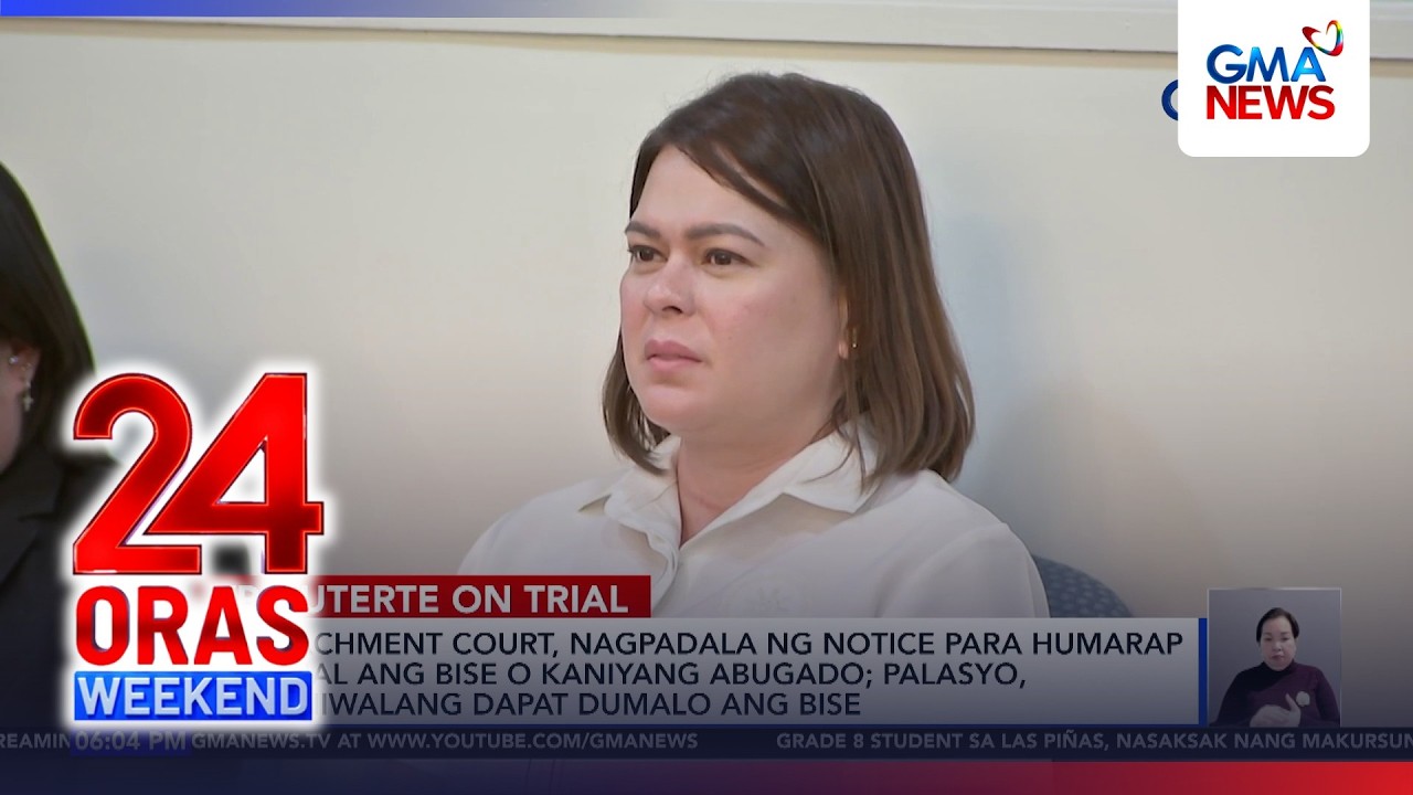 Ilang taga-NBI at Kamara, tetestigo sa VP Duterte impeachment trial sa Lunes | 24 Oras Weekend