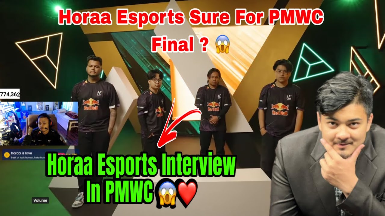 Horaa Esports Interview In PMWC !! Horaa Esports PMWC Final Sure ??? #horaa #cr7horaa #anshyt