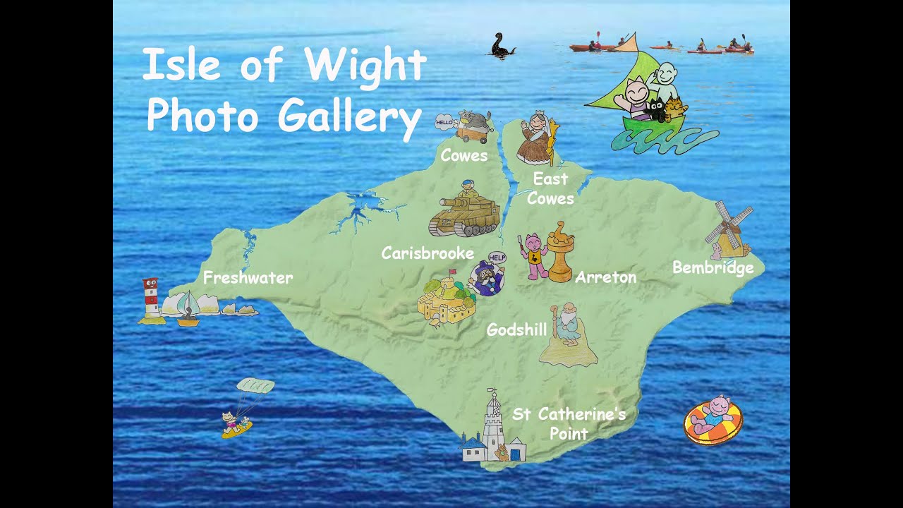 Isle of Wight Slide Show 1-Osborne House, Carisbrooke Castle, Freshwater and more   HD 1080p
