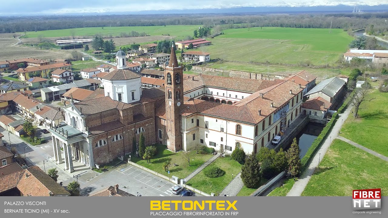 FIBRE NET - BERNATE TICINO - PALAZZO VISCONTI - Rinforzo travi in legno con FRP