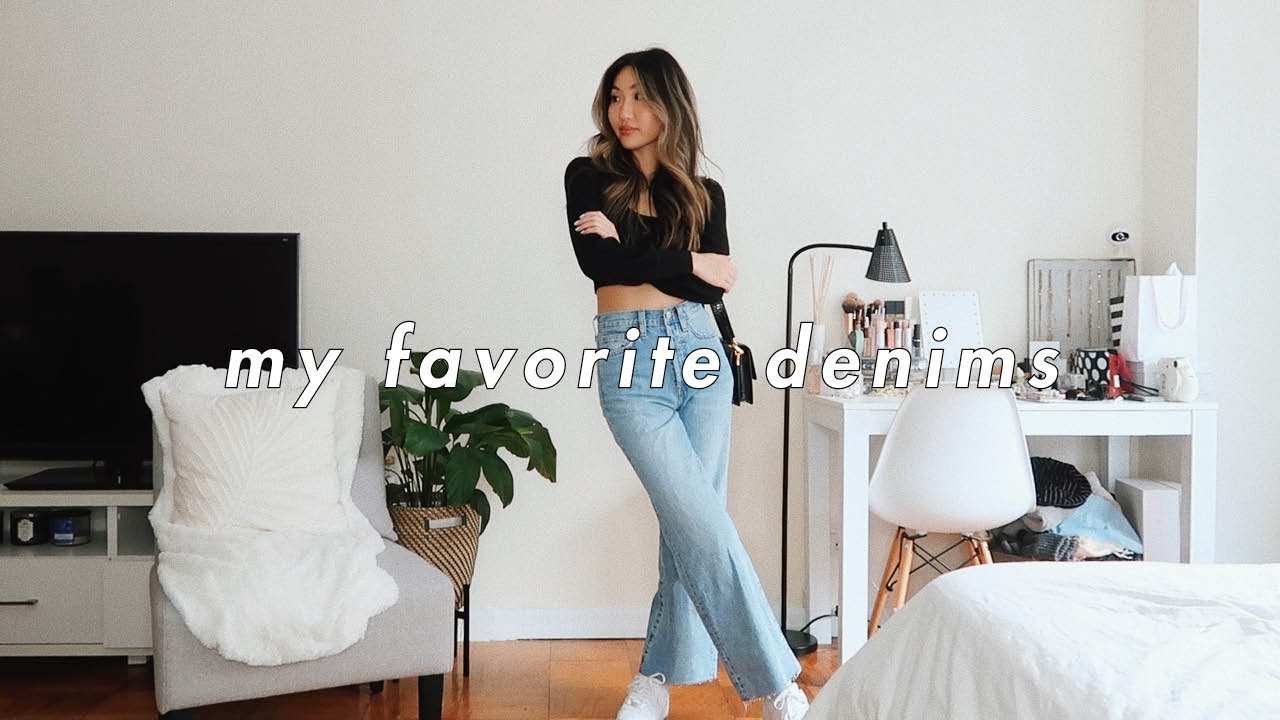 STYLING: DIFFERENT TYPES OF JEANS | casual denim outfits ft. Aritzia