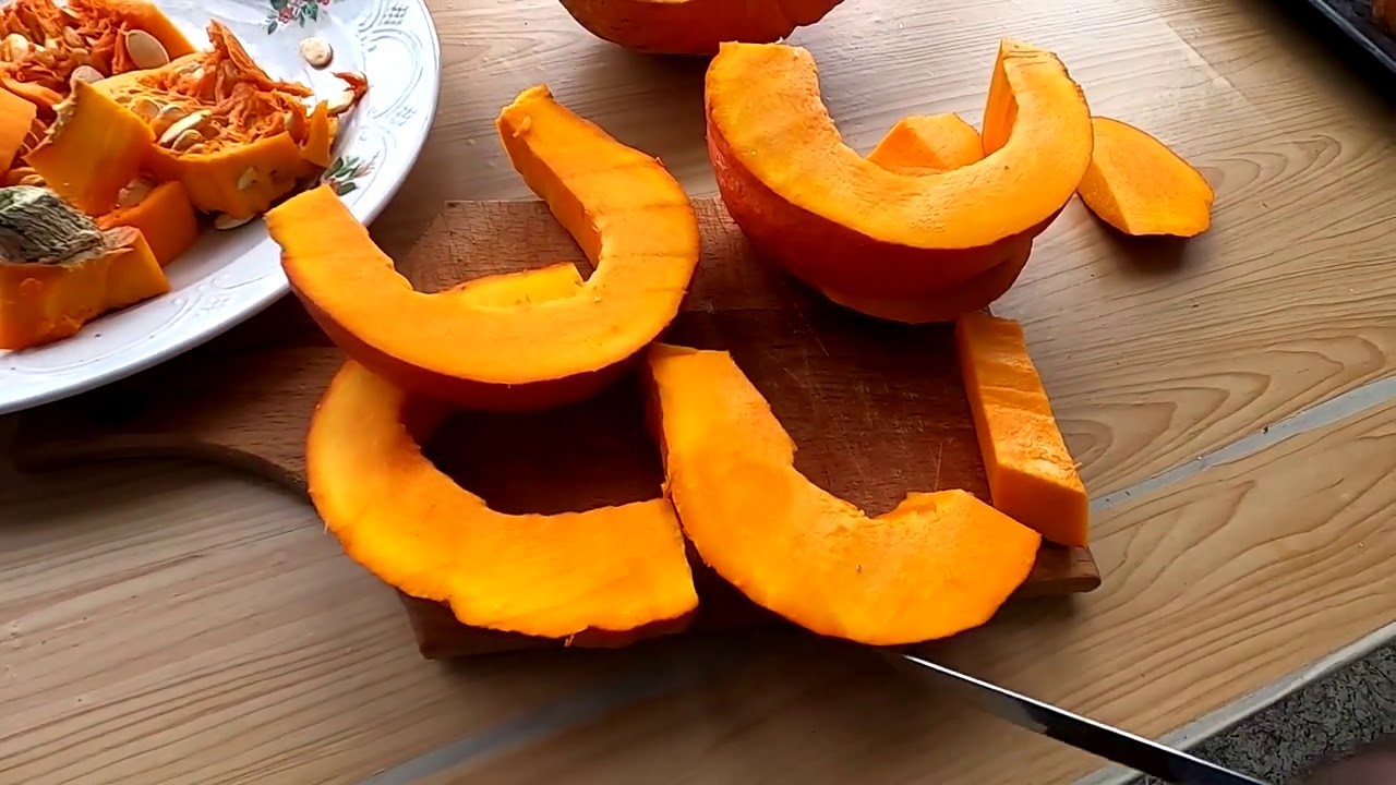 Пробую тыкву сорт КОНФЕТКА