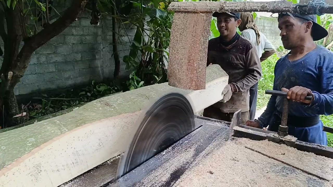 The Skill of Transforming Wood into Extraordinary Masterpieces with a Custom-Made Circular Saw 