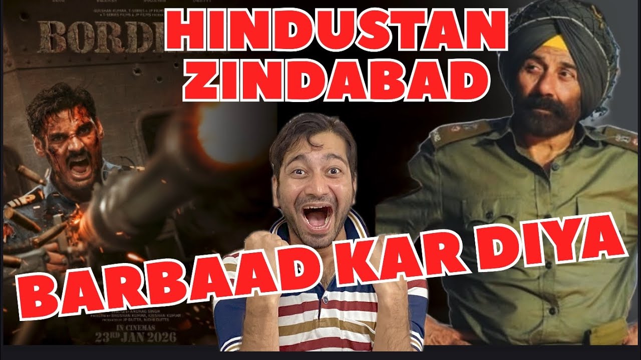 Border2 AHAN SHETTY First Look Reaction | Ahan Shetty Poster | Sunny Deol | Border 2 Teaser Update 