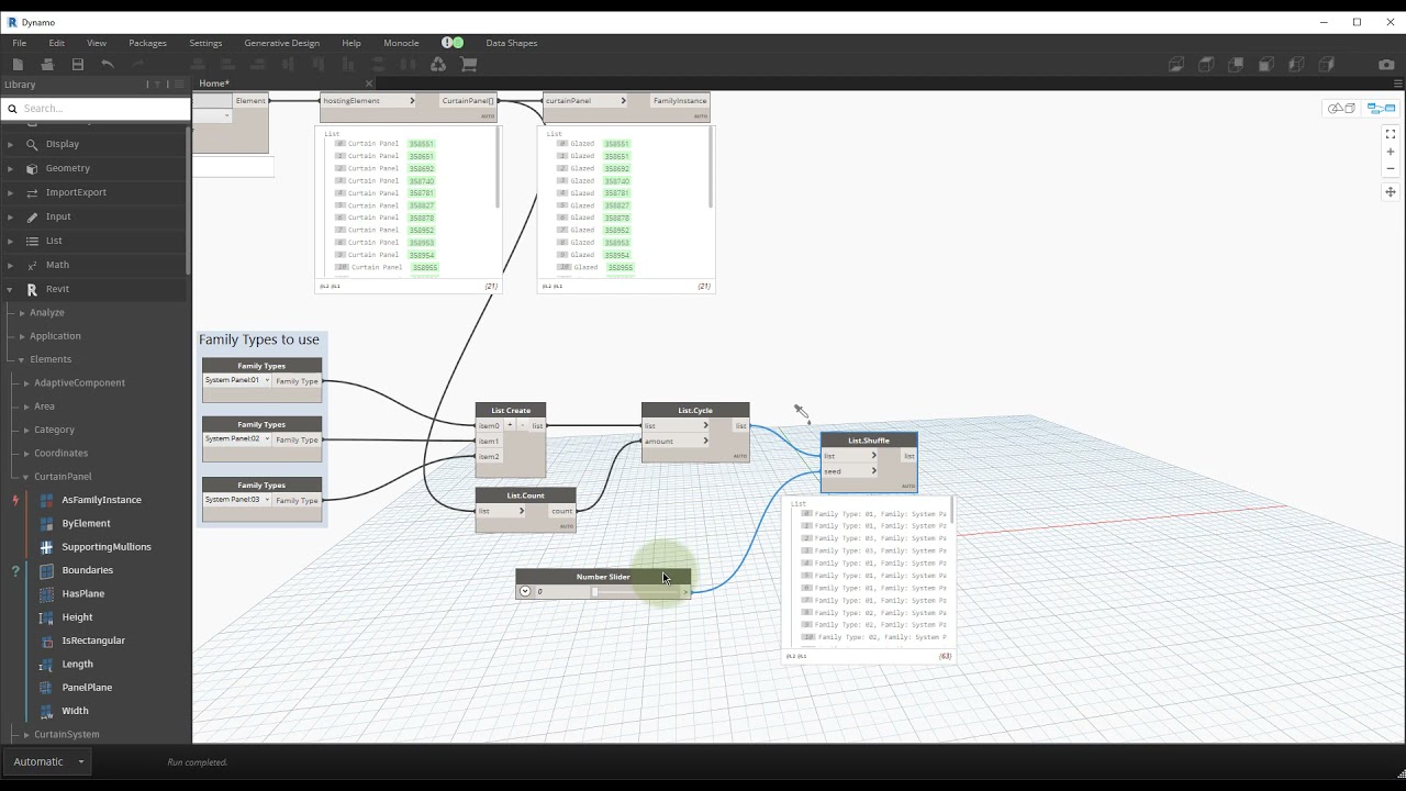 How to Randomize Panels in Revit with Dynamo