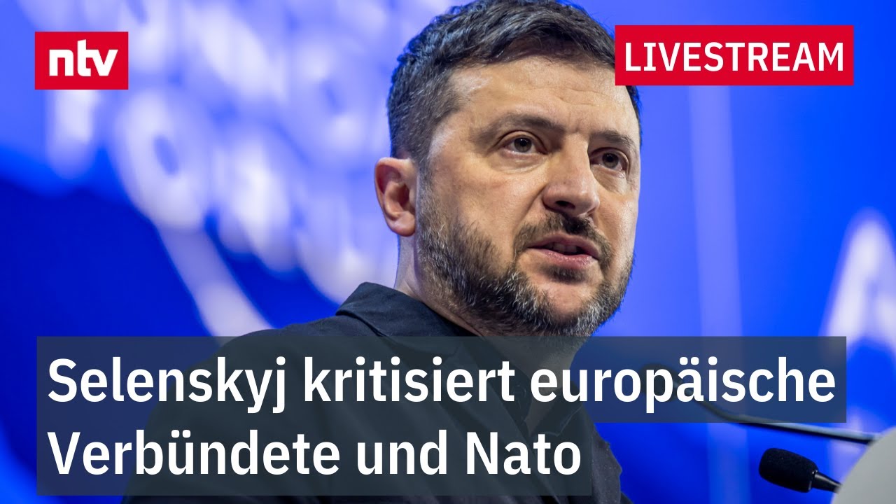 LIVE: Rede von Selenskyj beim Weltwirtschaftsforum in Davos