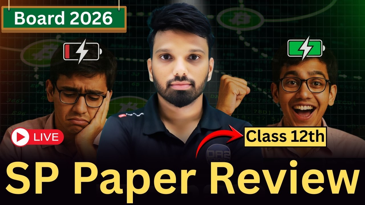 12th SP PAPER BOARD 2026 REVIEW | DA2 ACADEMY