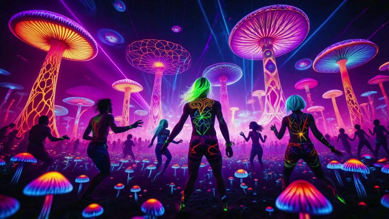 🔊 Psytrance Mix • Tribal Bass • Deep Psychedelic Journey • 𝙃𝙞𝙜𝙝 𝙑𝙞𝙗𝙚𝙨 • Nighttime Forest Rave 🌑🍄