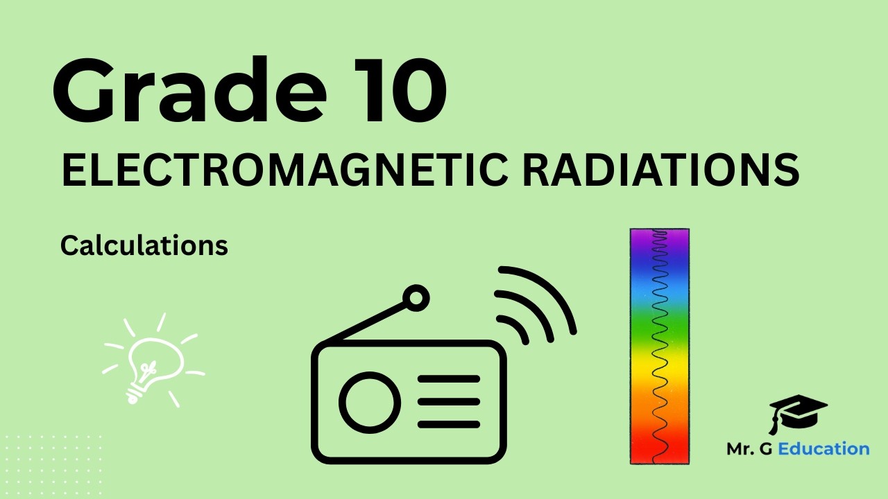 Grade 10 Electromagnetic Radiation | Photon Energy Calculation | Exam Question