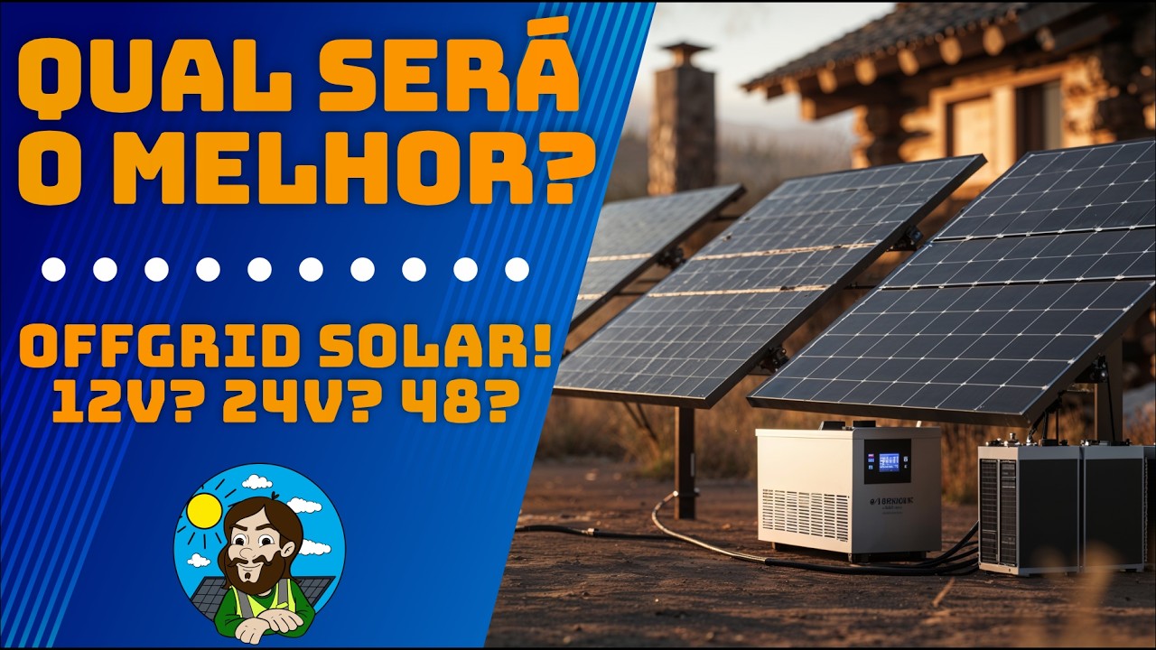 Energia Solar Offgrid: Qual a Voltagem ideal?⚡| BarbaSolar