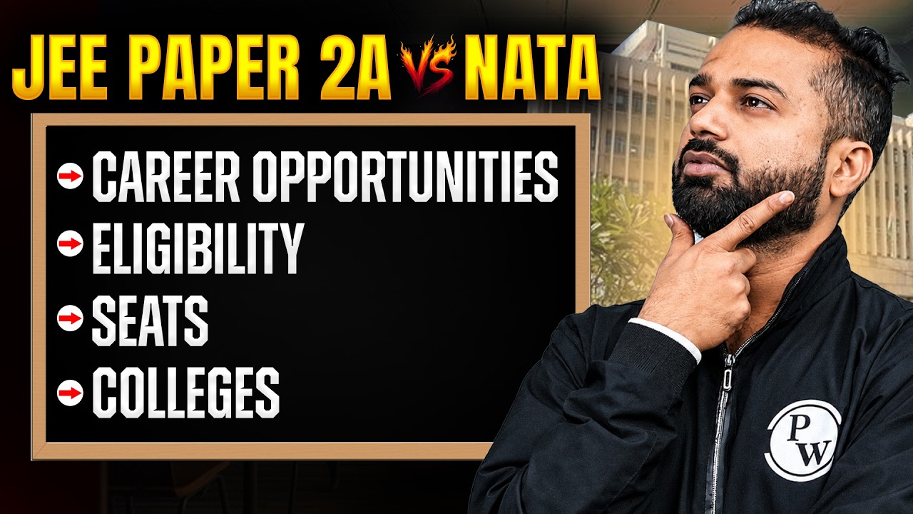 JEE Mains Paper 2A vs NATA 2027 | Which Architecture Entrance Exam Should You Choose?