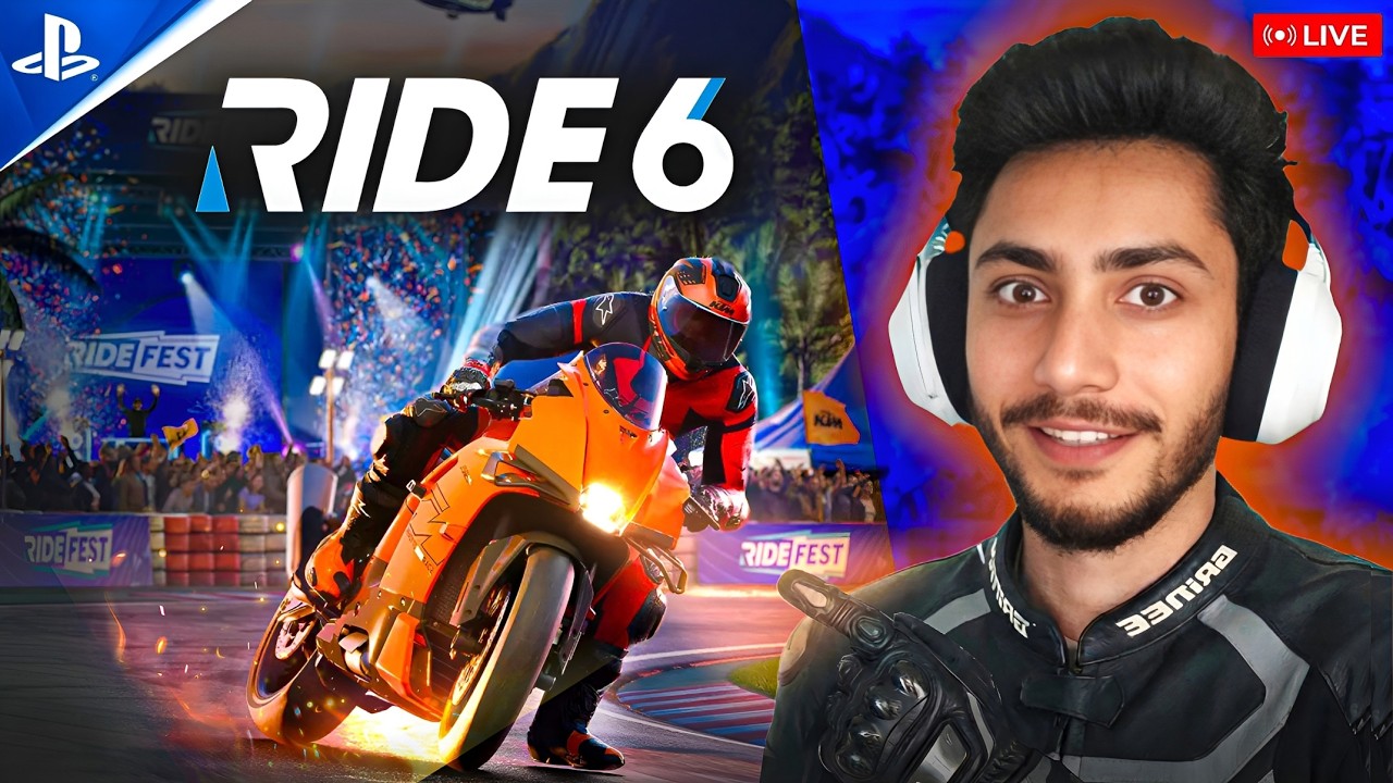 RIDE 6 PS5 Pro LIVE: Next-Gen Bike Racing Begins!