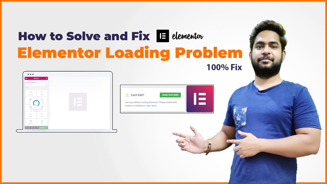 Elementor Loading Problem | Elementor Not Working | Elementor Enable Safe Mode Issue | 100% Fix