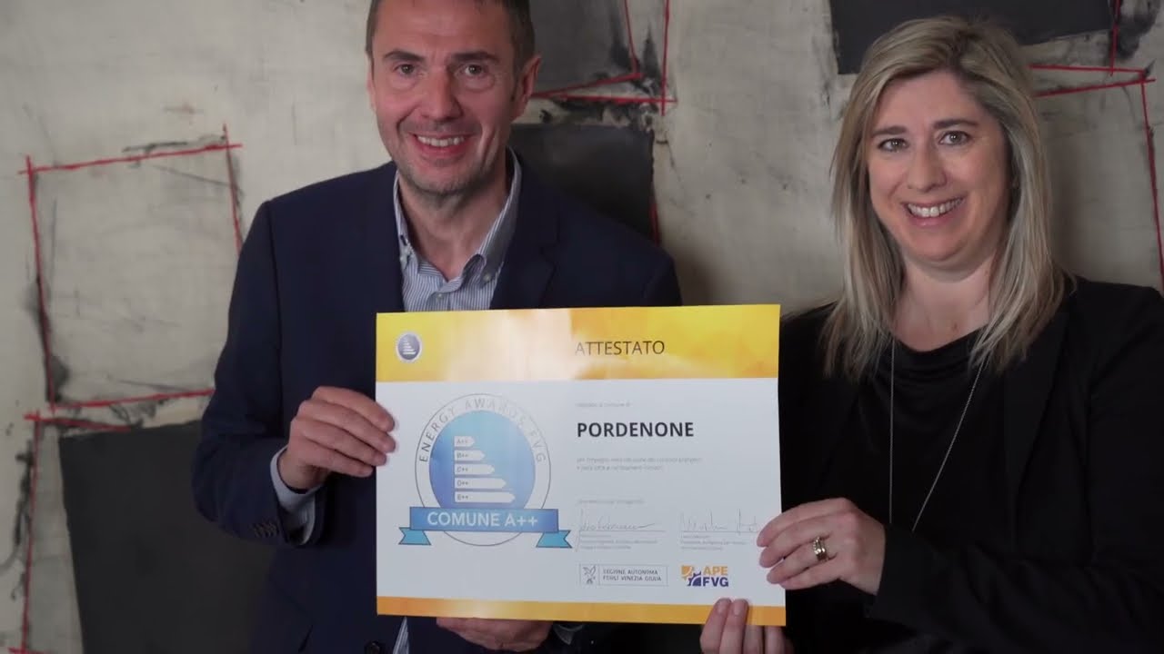 Il Comune di Pordenone primo agli Energy Awards FVG