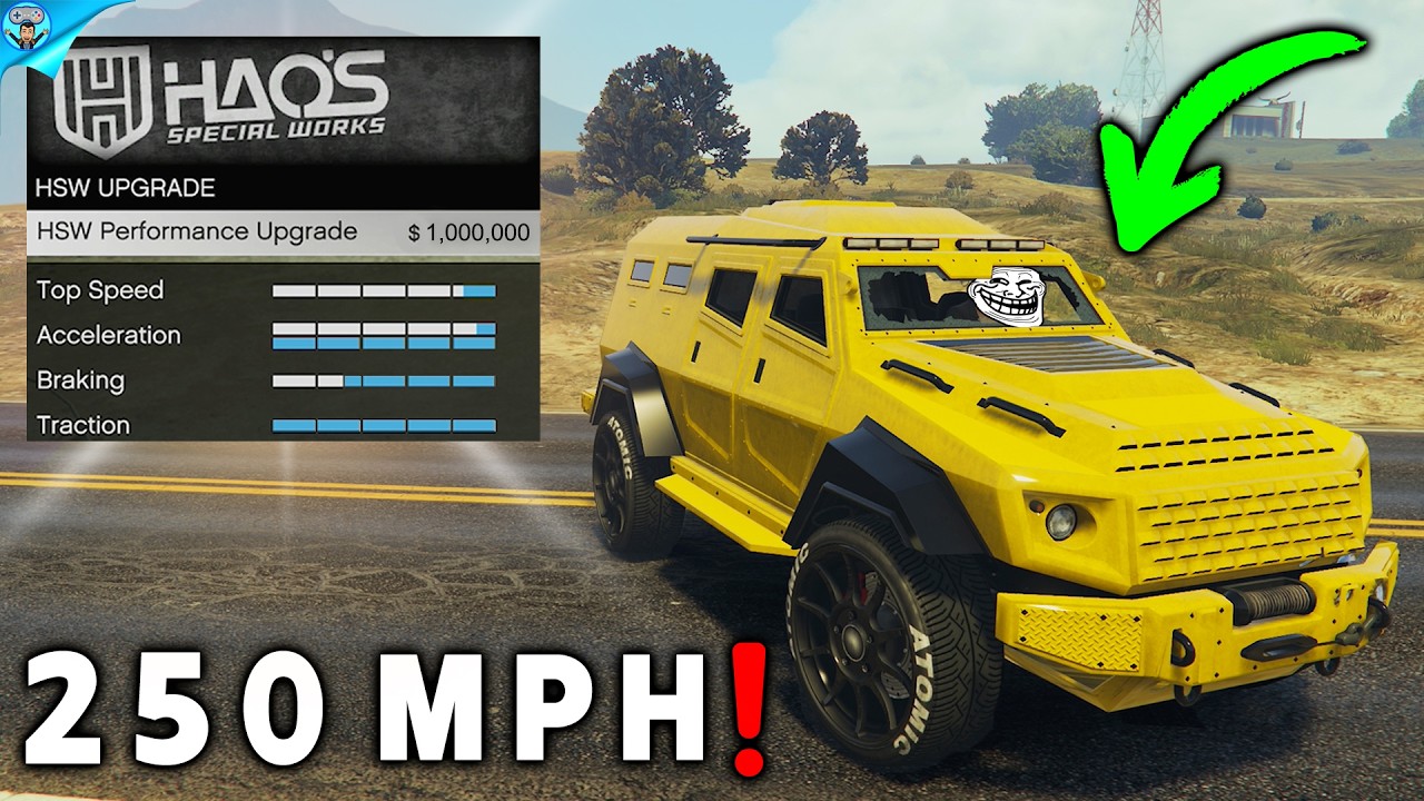 Я добавил улучшения HSW для своего Insurgent и затролировал людей! (GTA Online)