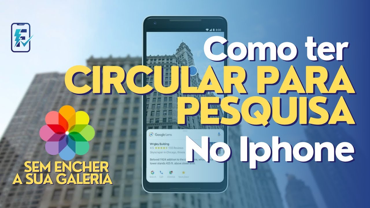 Circular para pesquisar, o Google Lens no seu iPhone sem encher a galeria😱