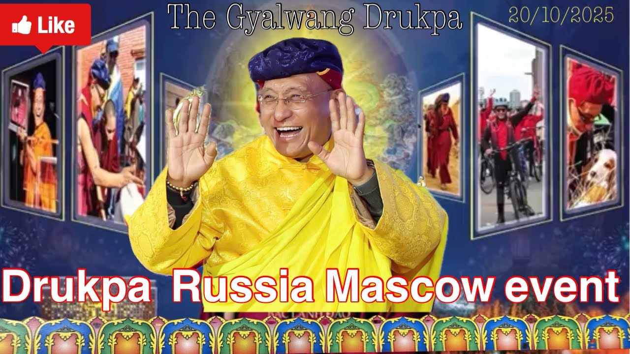 The Gyalwang drukpa and sangha visit to Russia 2025  @MrBeast @BuddhasDharma 
