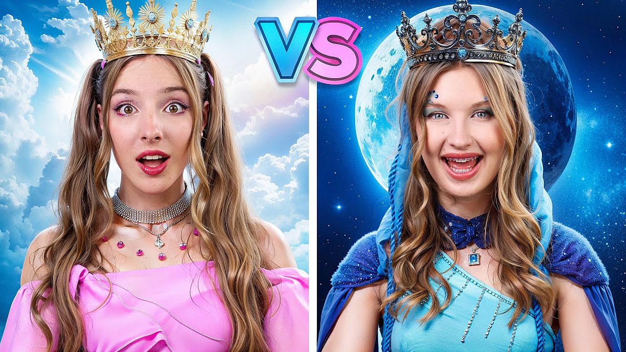 Day Girl vs Night Girl! Who is The Best at School?