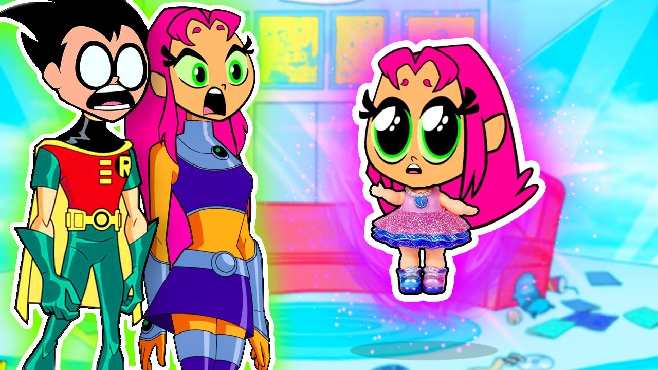 ROBIN y STARFIRE TIENEN una HIJA con SUPERPODERES! 💥TEEN TITANS GO❗️ - Juguetes Fantásticos