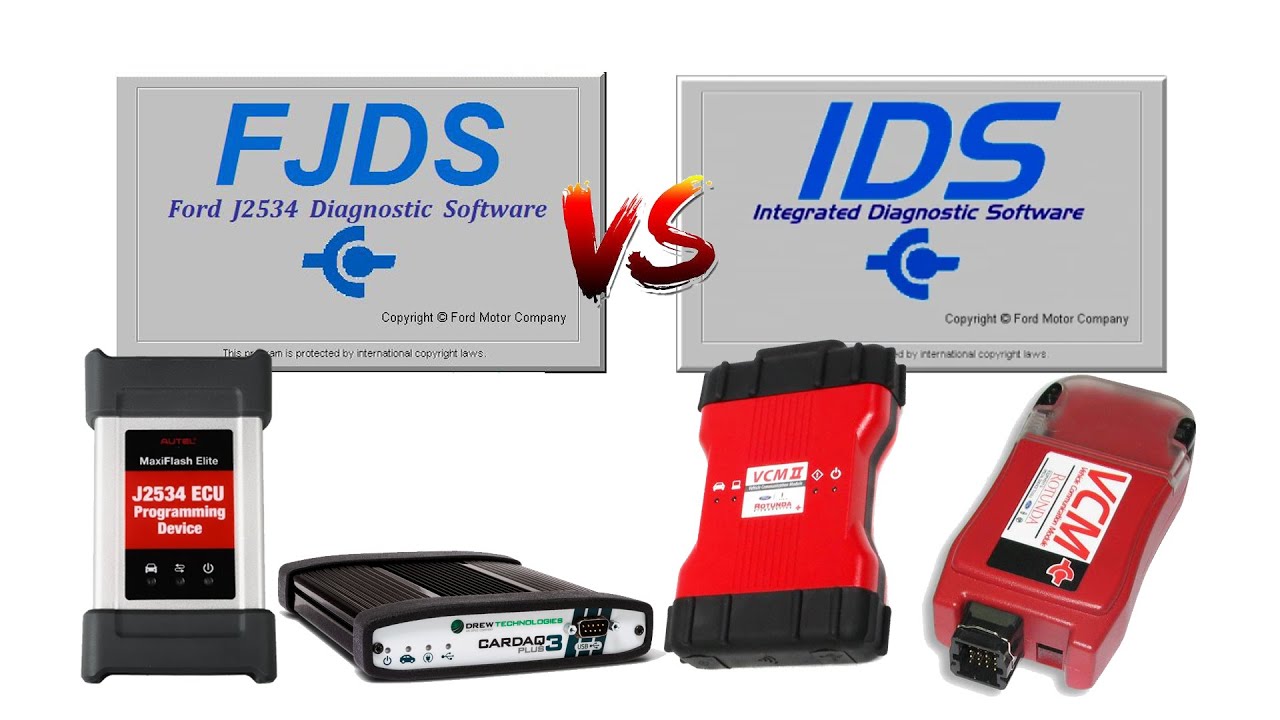 Diferencias e Igualdades entre el Software Ford IDS y FORD FJDS, analizamos con AUTEL J2534 y VCM2