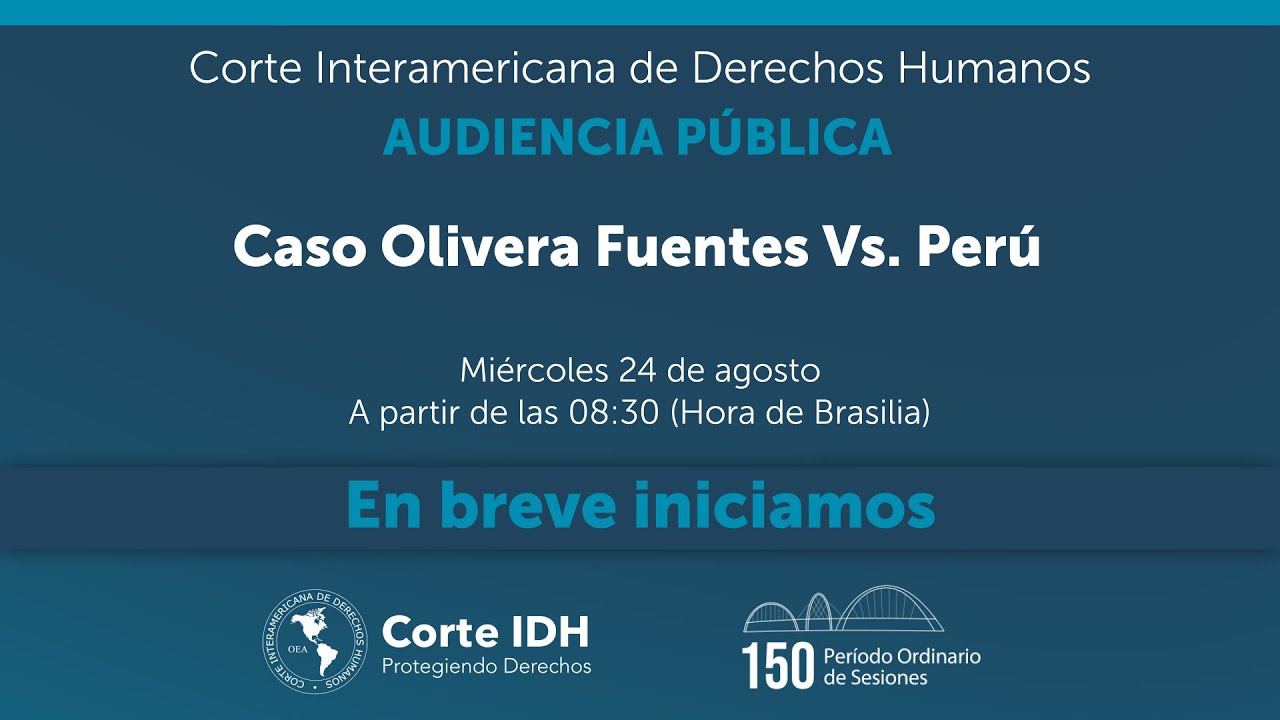 Audiencia Pública del Caso Olivera Fuentes Vs. Perú