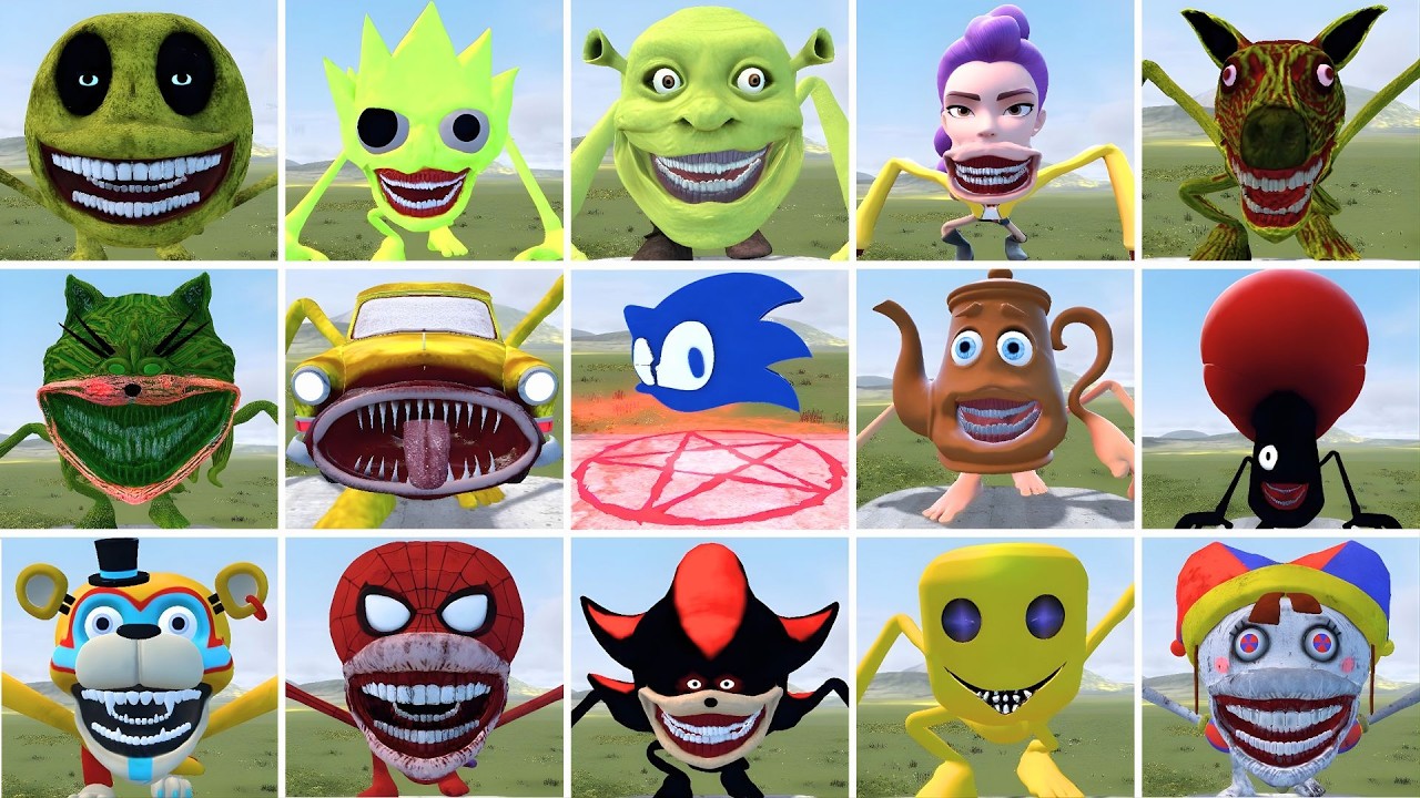 WHO IS THE STRONGEST FROM ALL SHIN SONIC TAPES VS ITALIAN AI BRAINROT MEMES TAPES in Garry's Mod