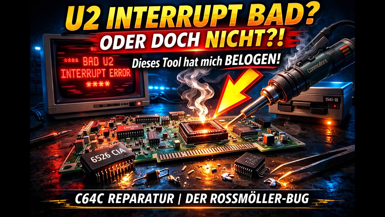 C64C Reparatur: Warum der U2-Fehler ein Phantom ist, oder Geisterjagd 2.0