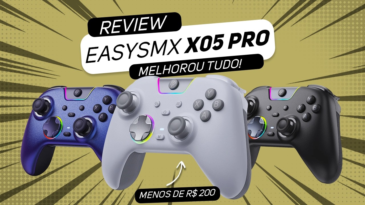 NOVO REI DO CUSTO-BENEFÍCIO? EasySMX X05 PRO! REVIEW E Comparação com o X05