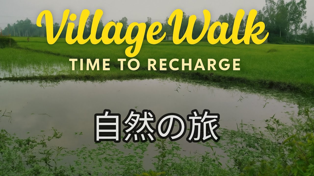 Walking Through a Village Road After Rain &ndash; Pure Peace