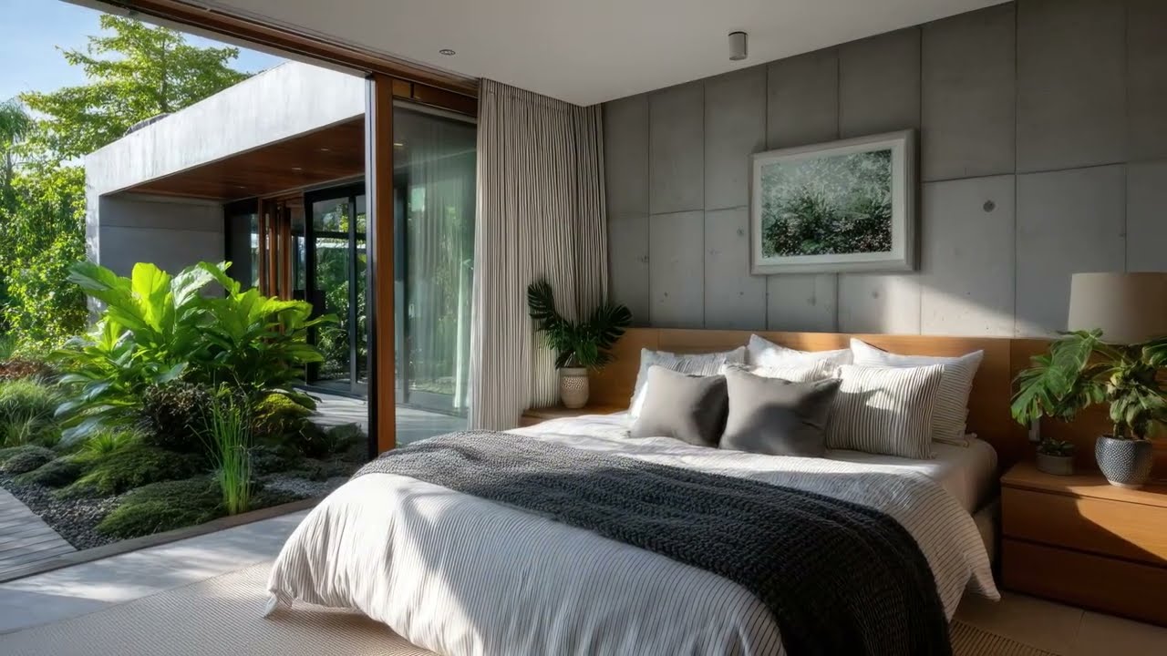The Ultimate Concrete Retreat | Minimalist Single Level Home with Passive Cooling