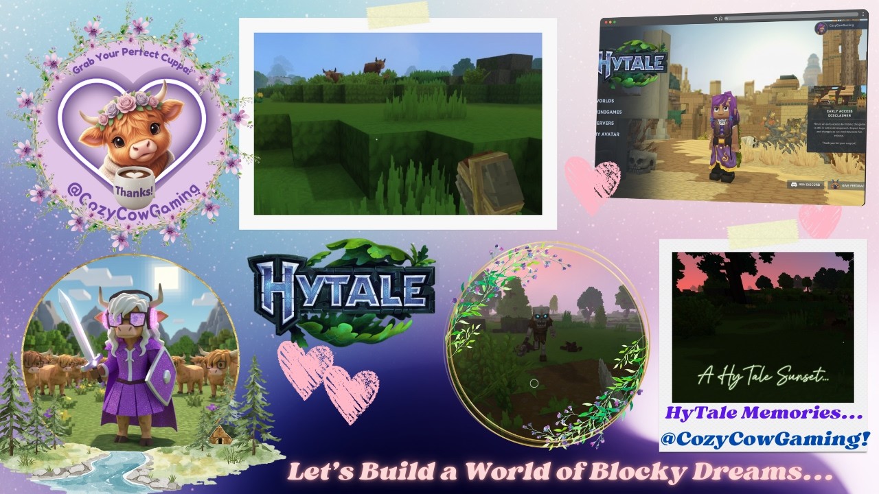 HyTale Spelunking Water Woes With @CozyCowGaming