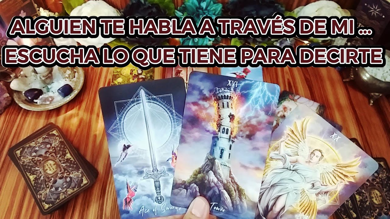 ✨️ALGUIEN TE HABLA A TRAVÉS DE MI... 🙇🏻‍♂️ ESCUCHA LO QUE TIENE PARA DECIRTE 🎴🕯 CANALIZACIÓN #tarot 